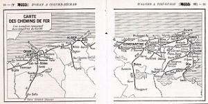 Plan des Chemins de fer d'Algerie